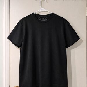 Banana Republic Supima Cotton Black Tee Size XL
